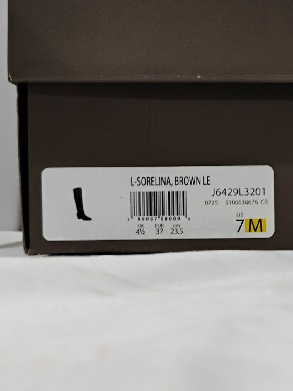 Franco Sarto Women's L-sorelina Chocolate Brown Boots Size 7 M - Picture 5 of 6
